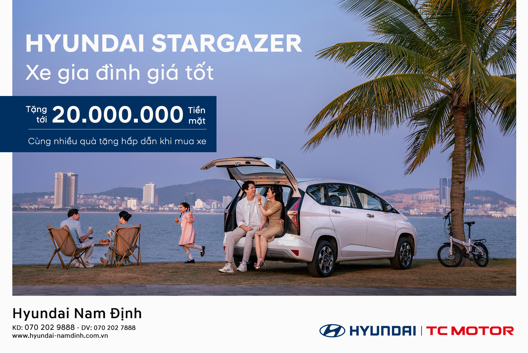 Tất cả các mẫu xe tại Hyundai Nam Định đều đang có khuyến mại giảm sâu trong tháng này