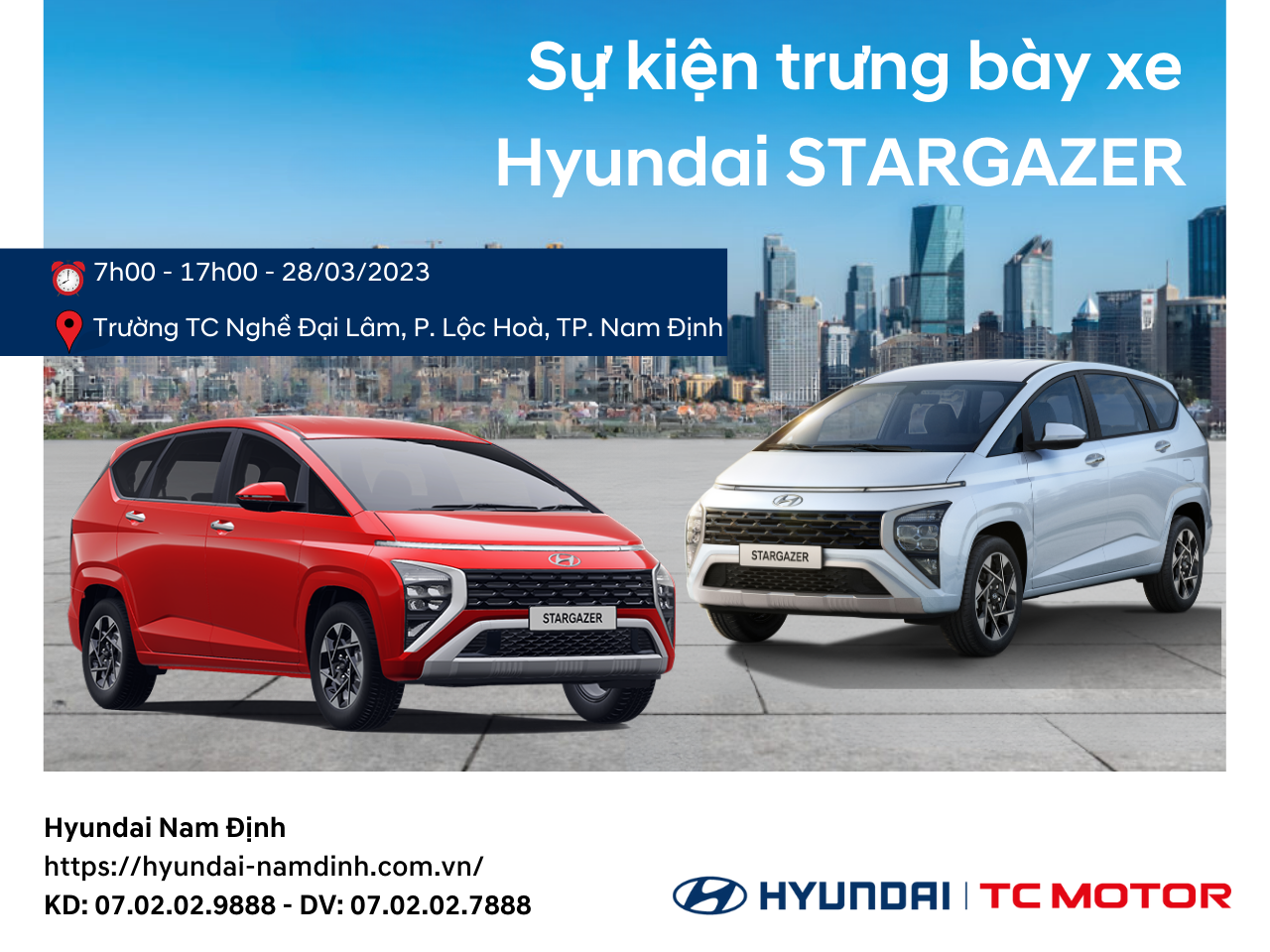 Sự kiện trưng bày xe Hyundai STARGAZER