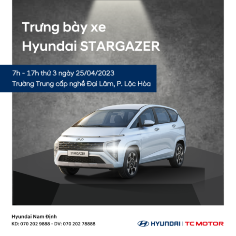 Trưng bày xe Hyundai STARGAZER