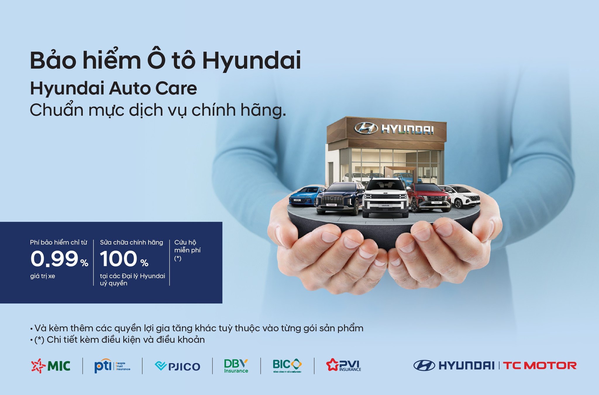 Bảo hiểm ô tô Hyundai mang đến nhiều quyền lợi cho khách hàng